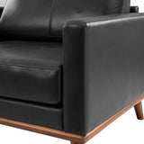 Eduarda Genuine Leather Reclining Sofa with USB & Storage