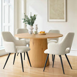 Edwin Upholstered Dining Chair with Arms (Set of 2)