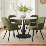 Edwin Upholstered Dining Chair with Arms (Set of 2)