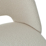 Edwin Modern Upholstered Boucle Dining Chair (Set of 4)