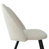 Edwin Modern Upholstered Boucle Dining Chair (Set of 4)