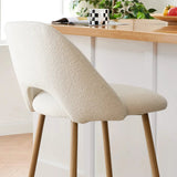 Edwin Boucle Upholstered Counter Stool (Set of 2)