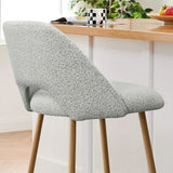 Edwin Boucle Upholstered Counter Stool (Set of 4)