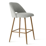 Edwin Boucle Upholstered Counter Stool (Set of 4)