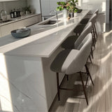 Edwin 26" Modern Upholstered Counter Stool (Set of 2)