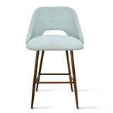 Edwin 26" Modern Upholstered Counter Stool (Set of 2)
