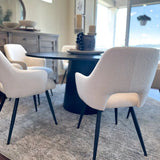 Edwin Upholstered Dining Chair with Arms (Set of 2)