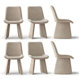 Elsa Modern Upholstered Dining Chairs (Set of 6)