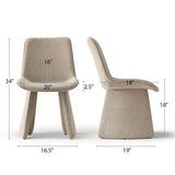 Elsa Modern Upholstered Dining Chairs (Set of 4)