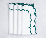 White Embroidered Napkins