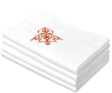White Wedding Napkins - Victorian Napkins