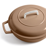 Martha Stewart Signature 3.5-Quart Enameled Cast Iron Braiser w/ Lid