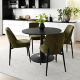 Esbjerg Modern Upholstered Dining Chair (Set of 4)