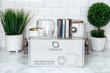 Lafeeca Espresso Cup Milk Frother Pitcher 2 in 1 Combo Set