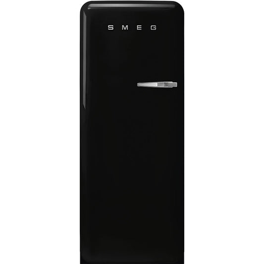 Retro-Style Refrigerator (9.5 cu ft, Left Hinge) - Black