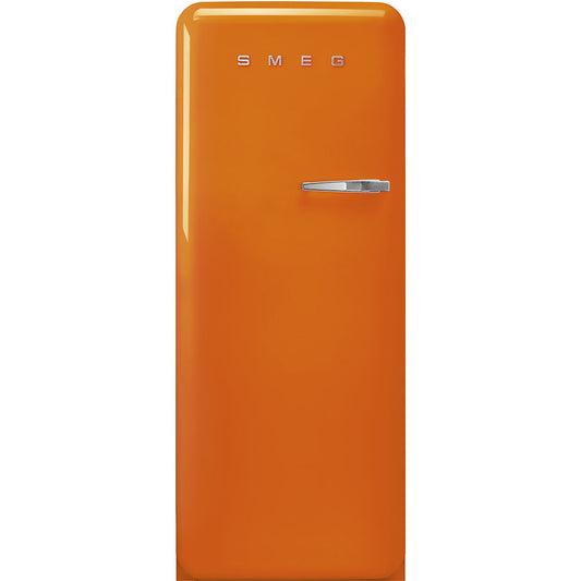 Retro-Style Refrigerator (9.5 cu ft, Left Hinge) - Orange