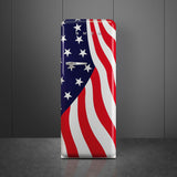 Refrigerator Retro-style Decorated Special American flag Glossy