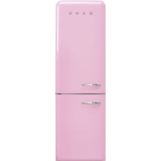 Retro-Style Refrigerator (12 cu ft, Left Hinge) - Pink