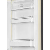 Refrigerator Retro-style Cream Glossy