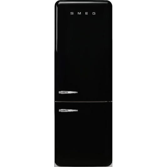 Retro-Style Refrigerator (18 cu ft, Right Hinge) - Black