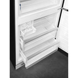 Refrigerator Retro-style Black Glossy
