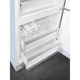 Refrigerator Retro-style Pastel blue Glossy