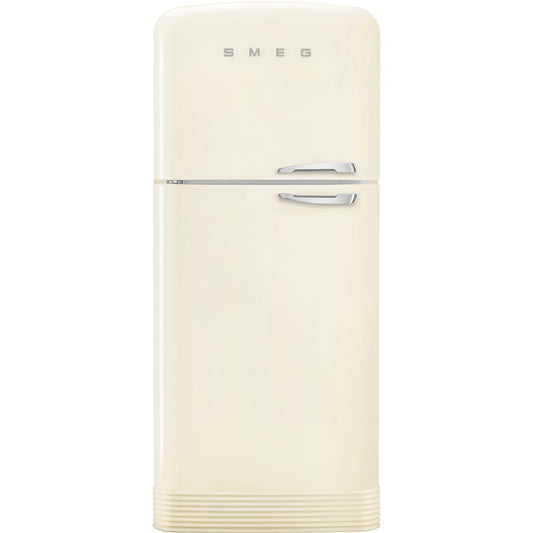 Retro-Style Refrigerator (19.3 cu ft, Left Hinge) - Cream