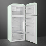 Refrigerator Retro-style Pastel green Glossy