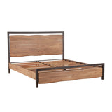 Aspen King Bed in Smoked Acacia