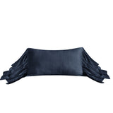 Washed Linen Long Ruffled Pillow