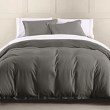 Hera Washed Linen Flange Bedding Set