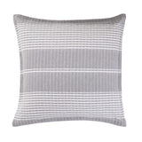 Lane Gray and White Stripe Euro Sham