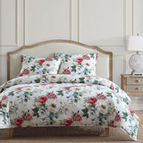 Peony Washed Linen Bedding Set