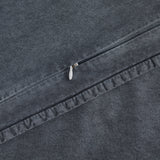 Stonewashed Cotton Canvas Duvet Cover Set