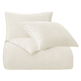 Stonewashed Cotton Canvas Duvet Cover Set