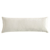 Stonewashed Cotton Canvas Long Lumbar Pillow