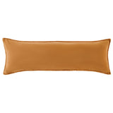 Stonewashed Cotton Canvas Long Lumbar Pillow