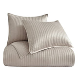 Satin Channel Quilt Set