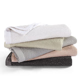 Stonewashed Cotton Waffle Weave Euro Sham