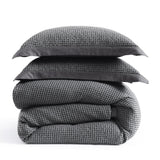 Stonewashed Cotton Waffle Weave Duvet Cover