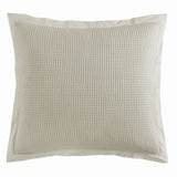 Stonewashed Cotton Waffle Weave Euro Sham