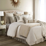 Fairfield Printed Script Linen Euro Sham