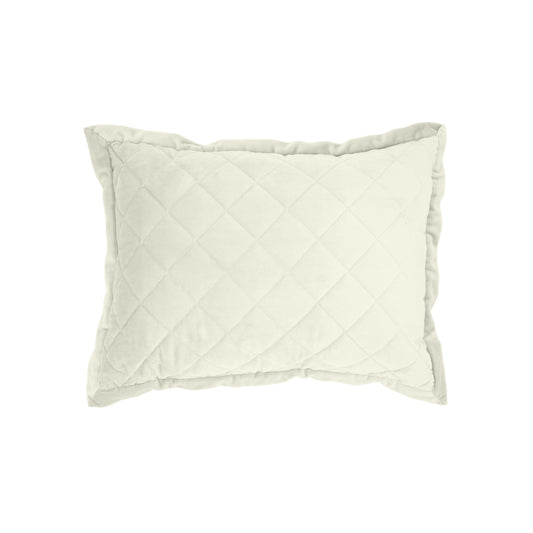 Velvet Diamond Quilted Boudoir Pillow