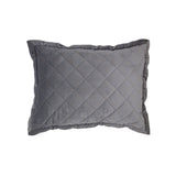 Velvet Diamond Quilted Boudoir Pillow