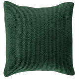 Stonewashed Cotton Quilted Velvet Euro Sham