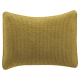 Stonewashed Cotton Quilted Velvet Pillow Sham