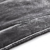 Stella Faux Silk Velvet Double Box Stitch Quilt Set