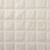 Stella Faux Silk Velvet Double Box Stitch Quilt Set