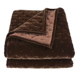 Stella Faux Silk Velvet Pintuck Quilt