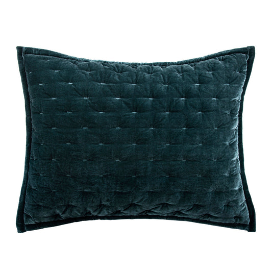 Stella Faux Silk Velvet Pintuck Pillow Sham
